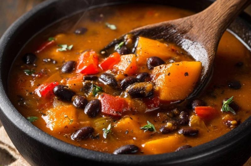 Butternut Squash Black Bean Soup
