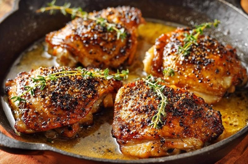 Cast Iron Chicken Thighs