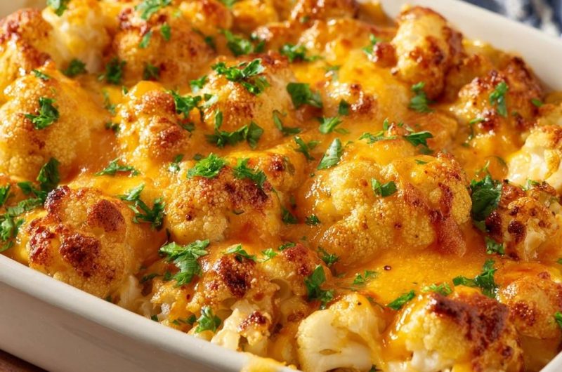 Cheesy Baked Cauliflower