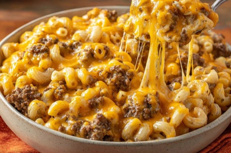 Cheesy Beef Macaroni