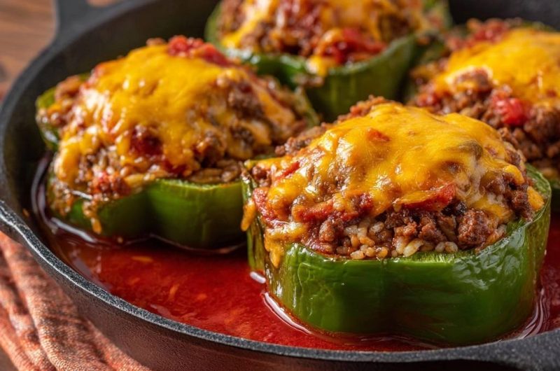 Beef Stuffed Peppers