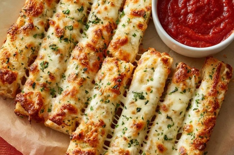 Cheesy Garlic Breadsticks
