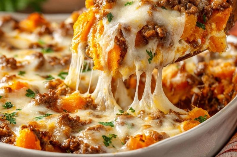 Sweet Potato Beef Bake