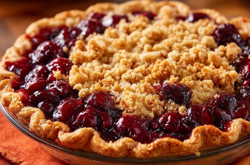 Cherry Crumb Pie