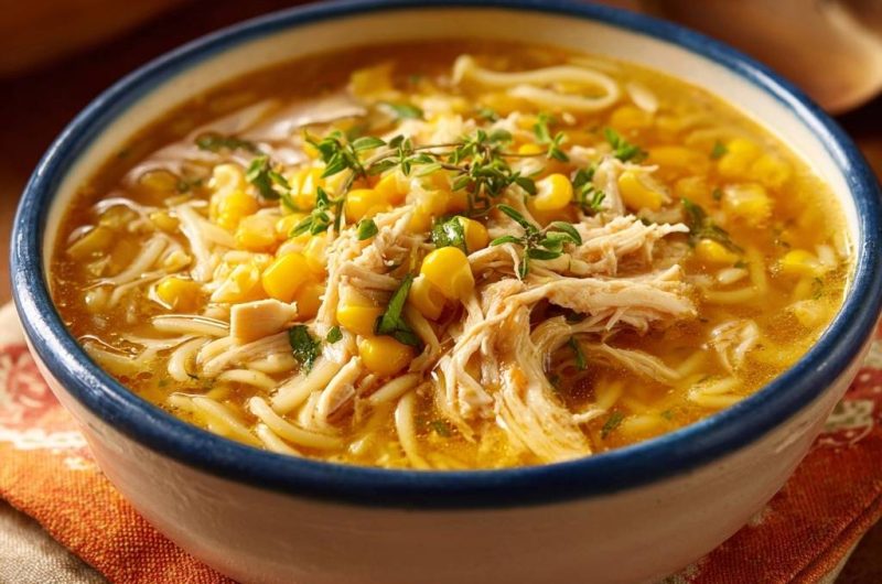 Chicken Corn Noodle Soup