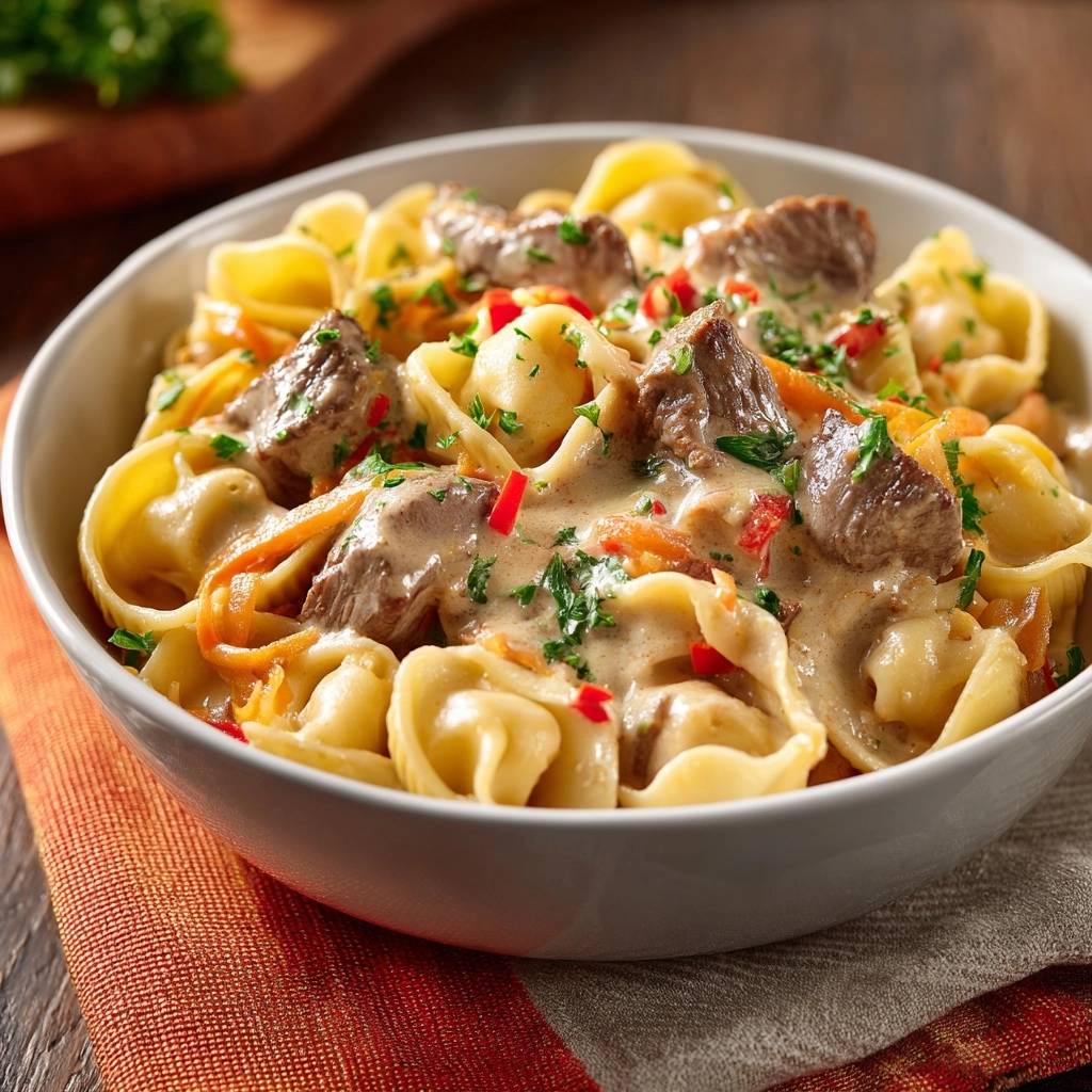 40-Minute Beef Pepper Shells
