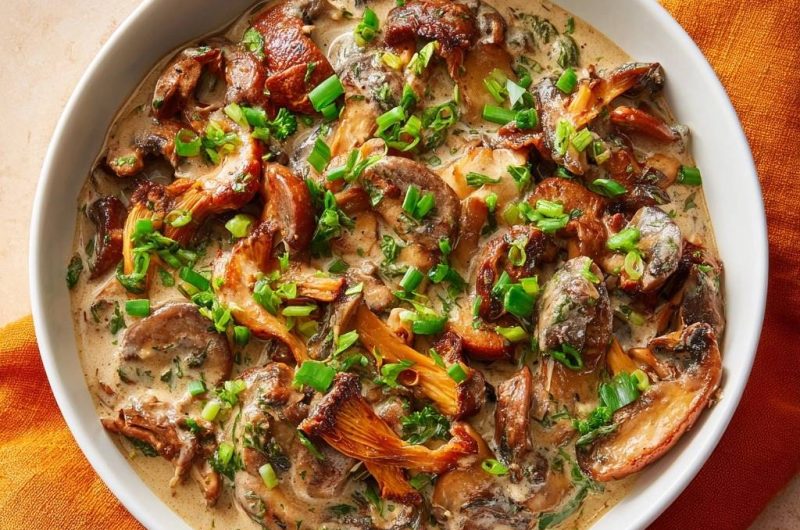 Creamy Skillet Mushrooms