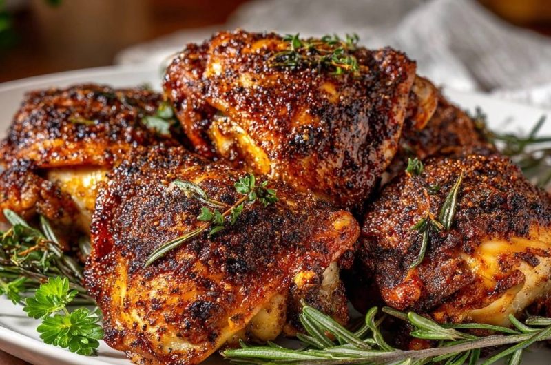 Crispy Chicken Thighs