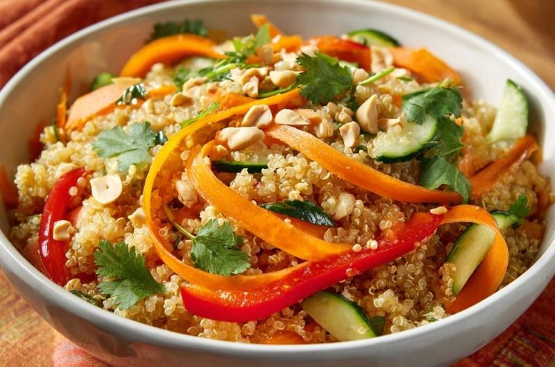 Peanut Quinoa Salad