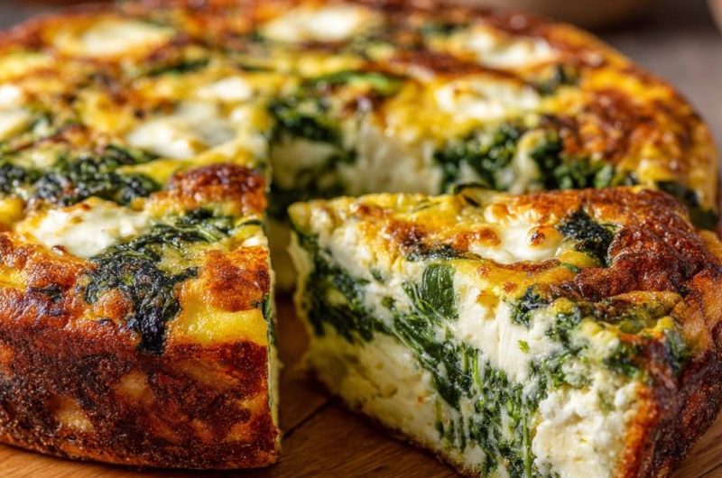 Spinach Feta Quiche