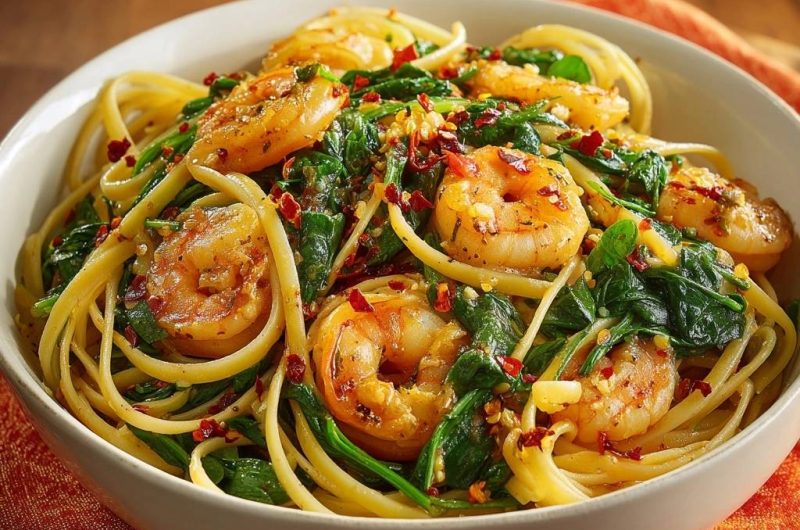 Garlic Shrimp Pasta