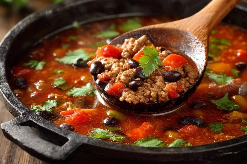 Beef Black Bean Chili