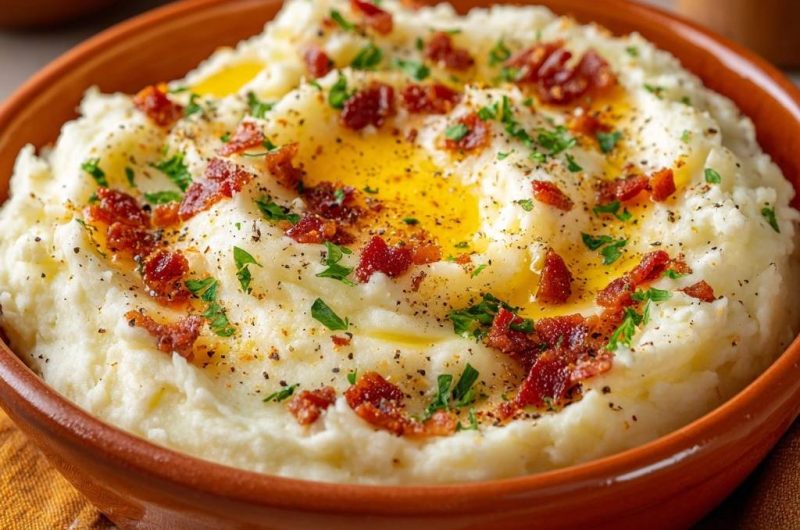 Loaded Bacon Mashed Potatoes