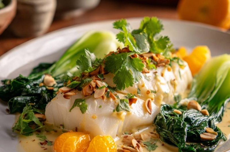 Mandarin Poached Cod