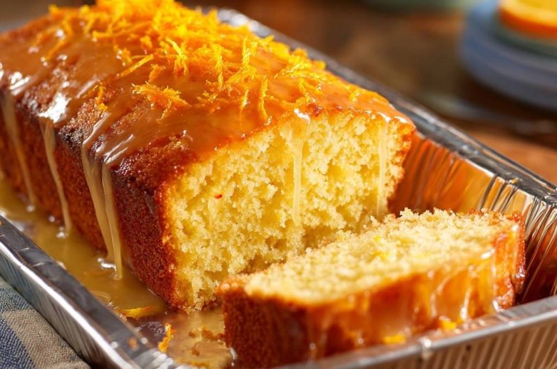 Orange Glazed Loaf Cake