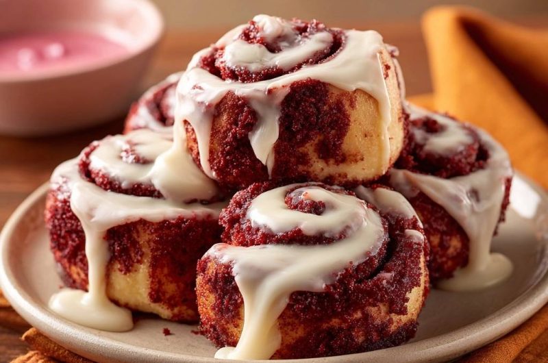 Red Velvet Cinnamon Rolls