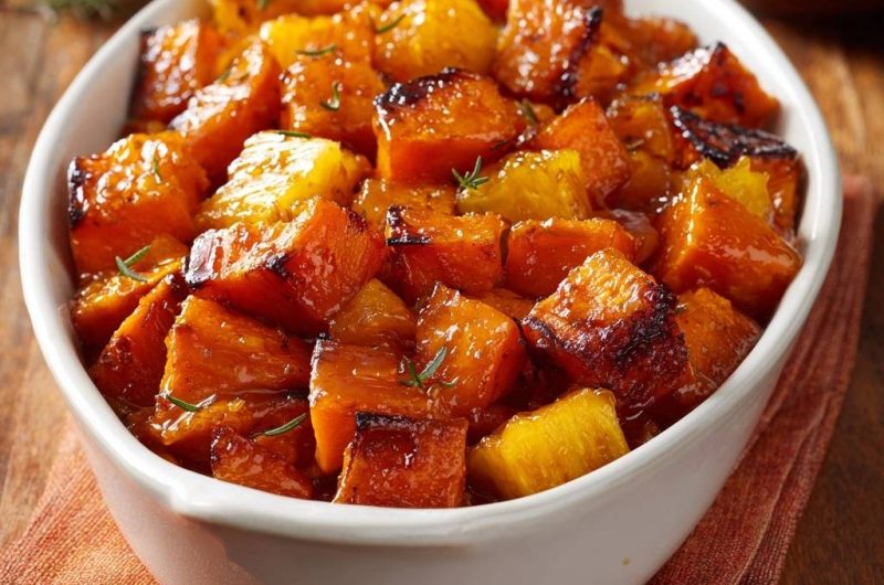 Rosemary Glazed Sweet Potatoes