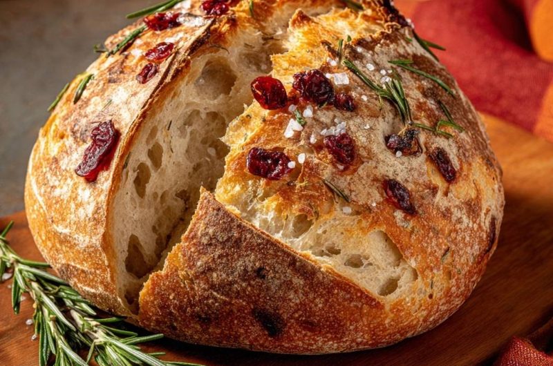 Rosemary Cranberry Bread