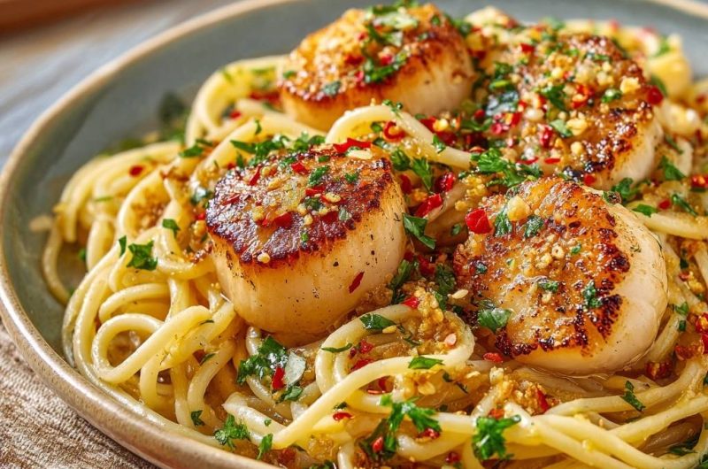 Seared Scallops Pasta
