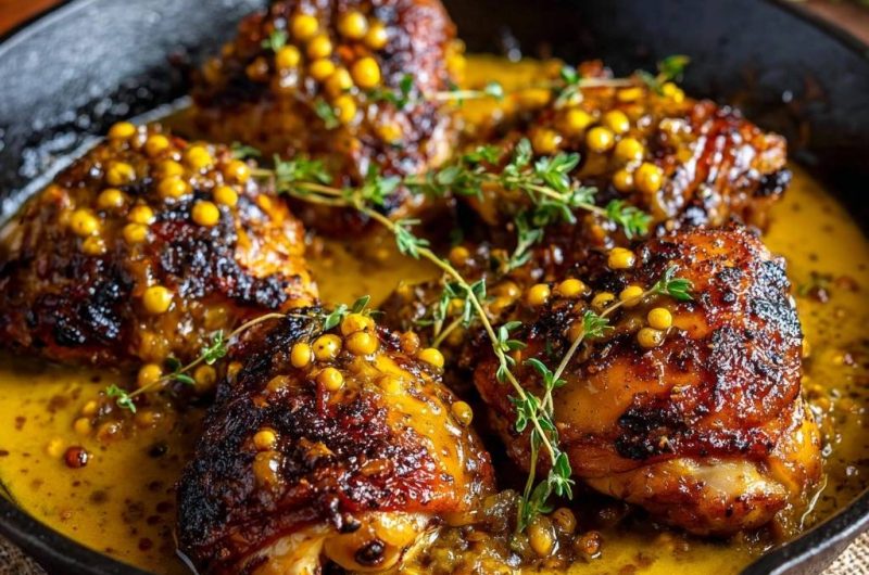 Skillet Chicken Thighs