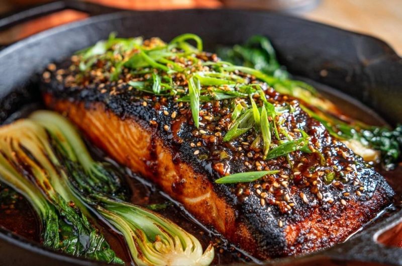 Skillet Sesame Salmon