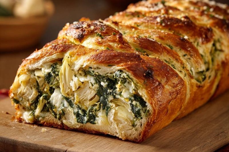 Spinach Artichoke Bread