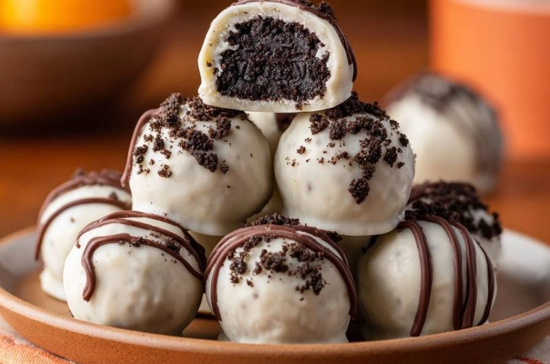 White Chocolate Oreo Truffles