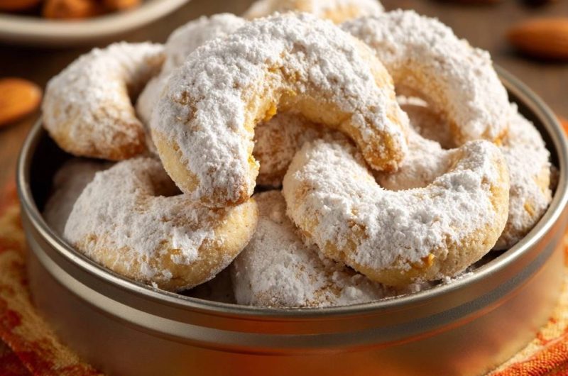 Almond Crescent Cookies