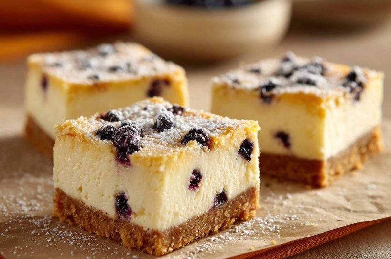 Blueberry Cheesecake Bars
