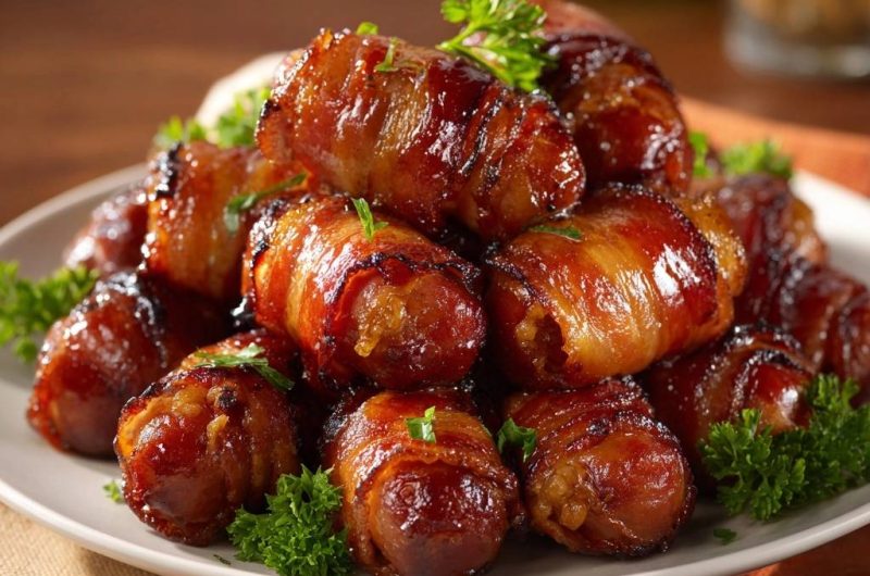Bacon Wrapped Smokies