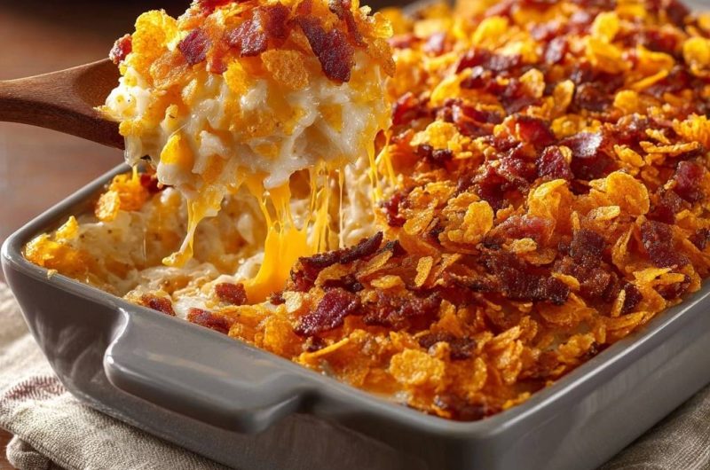 Cheesy Bacon Corn Casserole