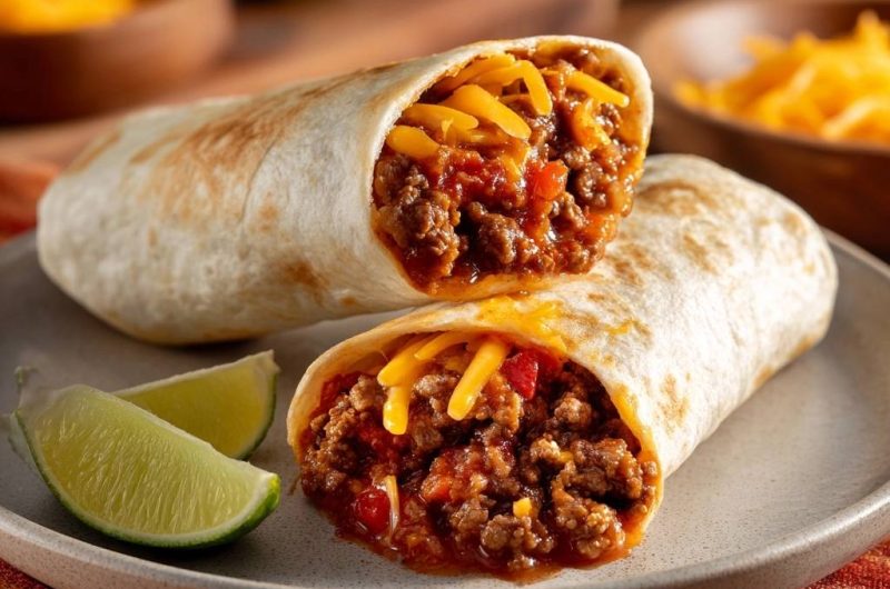 Cheesy Beef Tacos