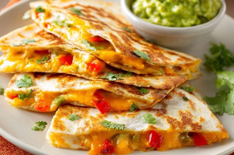 Cheesy Bell Pepper Quesadillas