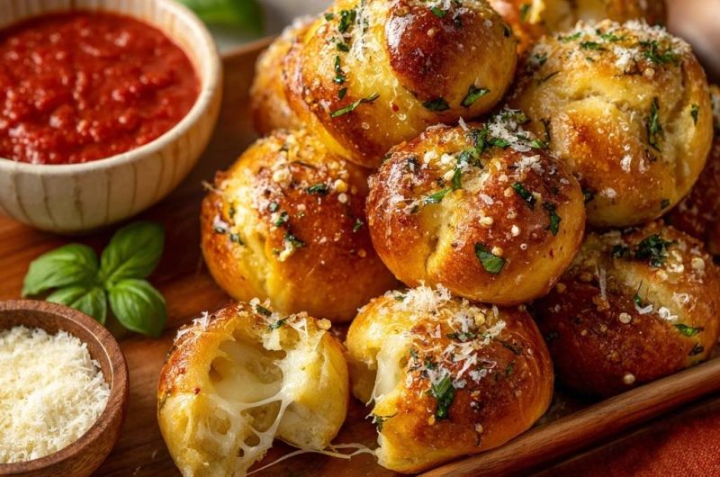 Cheesy Garlic Bread Bites