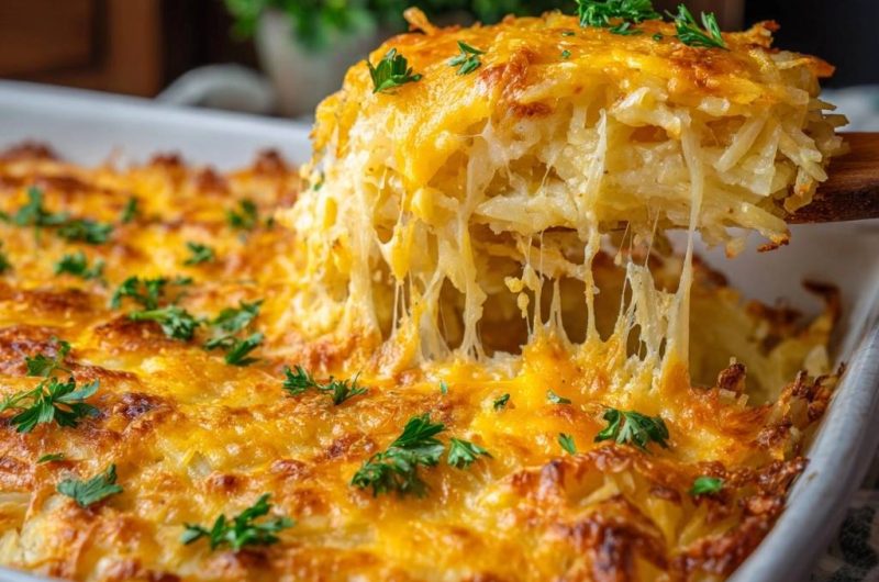 Cheesy Shredded Potato Casserole