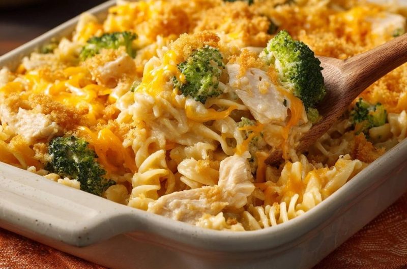Chicken Broccoli Pasta Bake