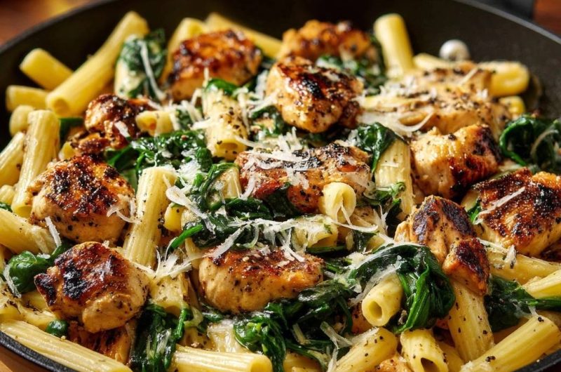 Chicken Spinach Pasta