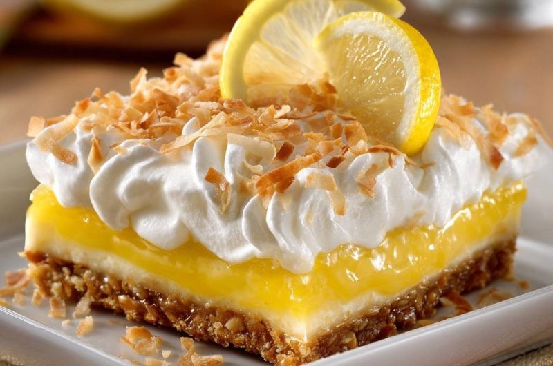 Lemon Coconut Bars