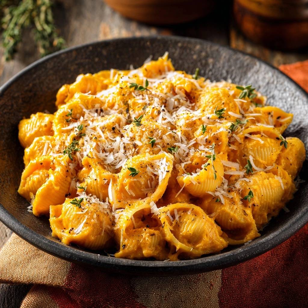 Ahell Pasta 30-Minute Pumpkin Shell Pasta