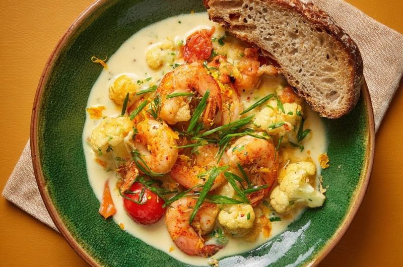 Shrimp Cauliflower Bowl