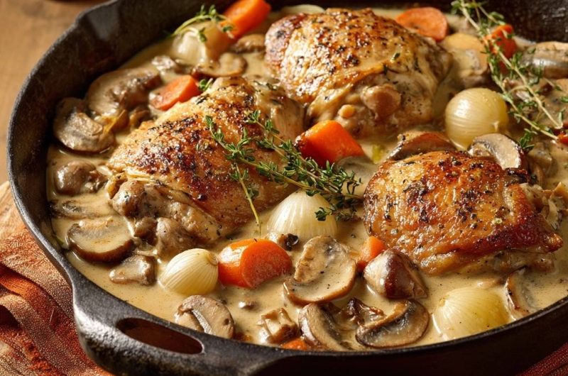 Creamy Skillet Chicken Thighs
