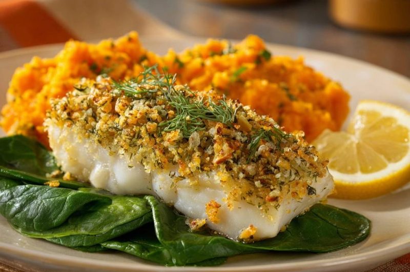 Crispy Dill Crusted Cod