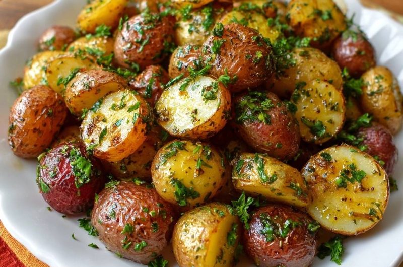 Garlic Herb Roasted Potatoes
