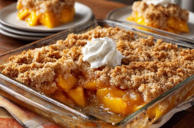 Peach Crumble