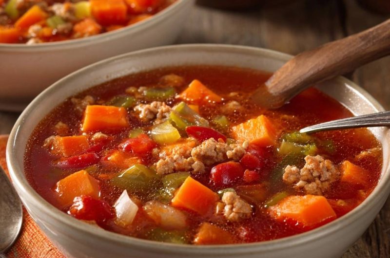 Turkey Sausage Sweet Potato Soup
