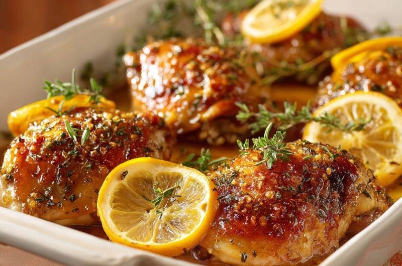 Lemon Thyme Chicken Thighs
