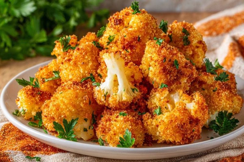 Crispy Panko Cauliflower