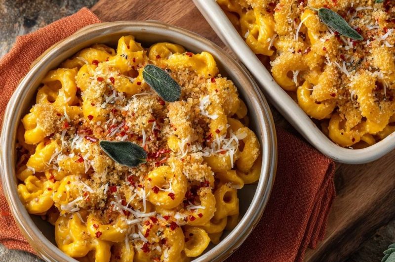 Pumpkin Sage Mac and Cheese