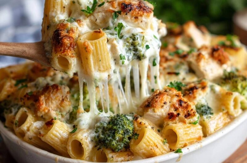 Chicken Broccoli Pasta Bake