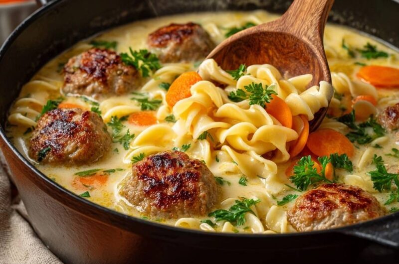 Meatball Noodle Soup